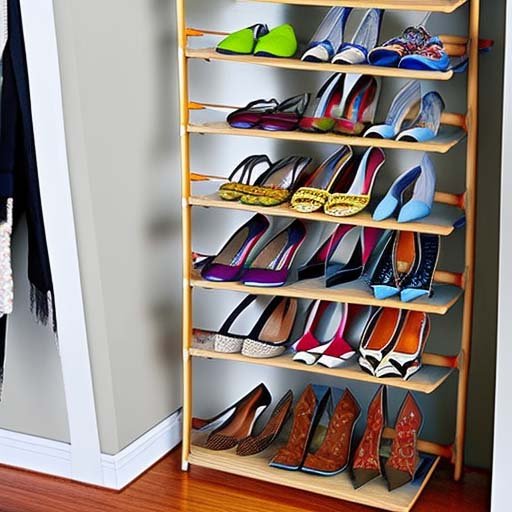 Shoe Rack in Entryway