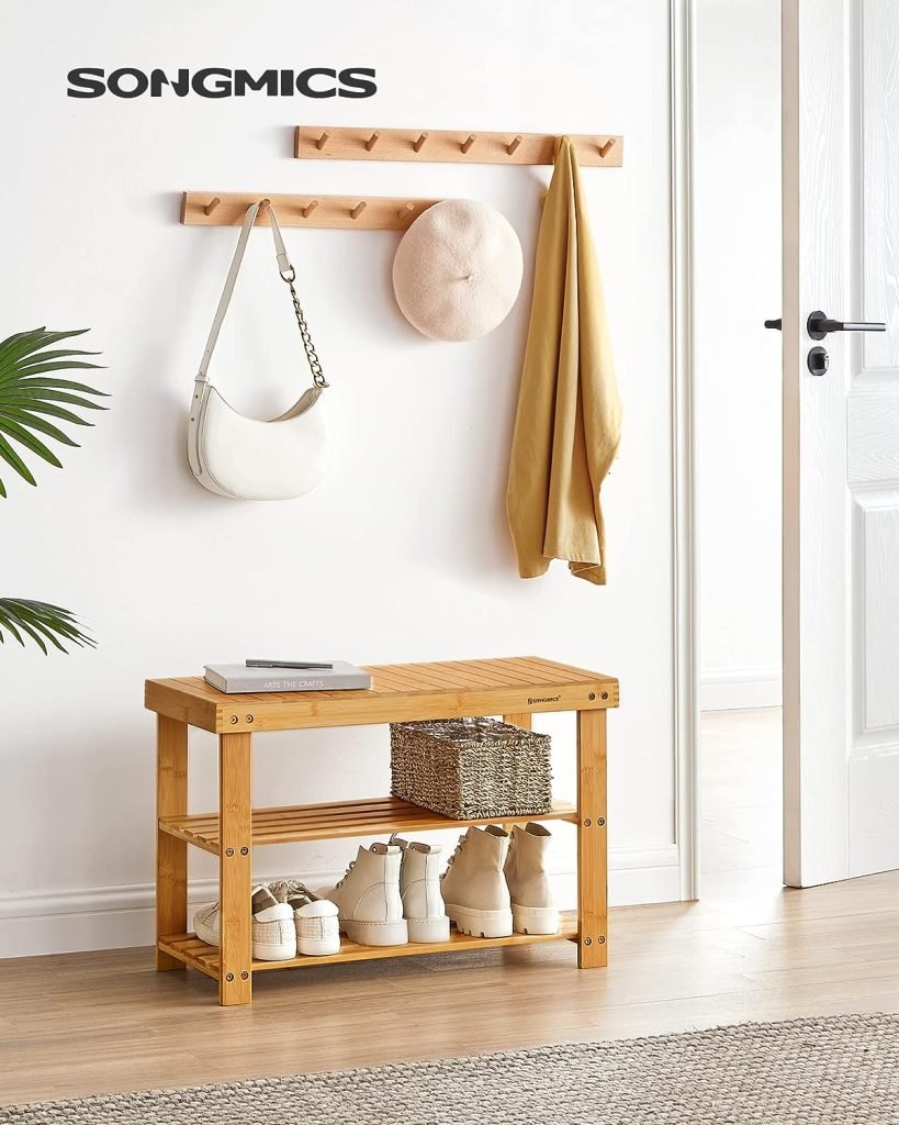 Songmics Bamboo Shoe Rack