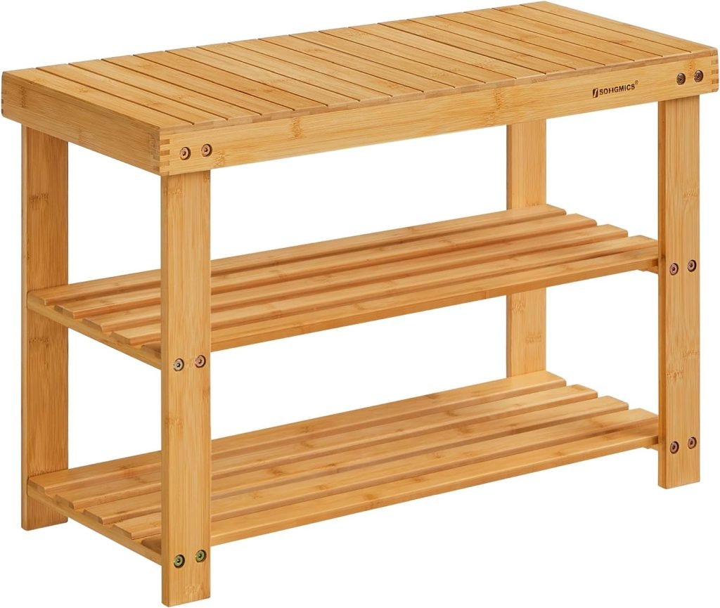 Songmics Bamboo Shoe Rack