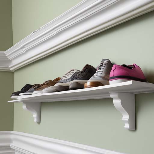 Crown Molding Shoe Shelf