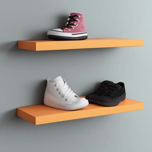 Floating Shoe Shelf