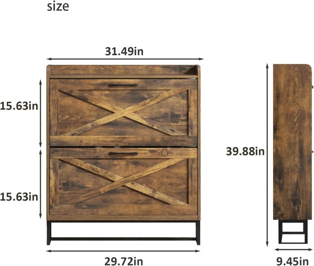 Maupvit Shoe Cabinet (Dimensions)