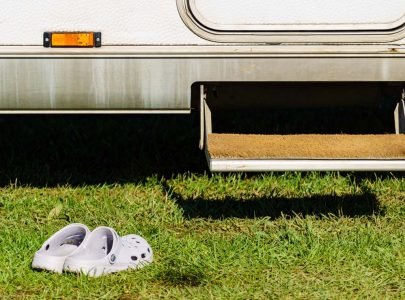 RV Camping Shoe Storage