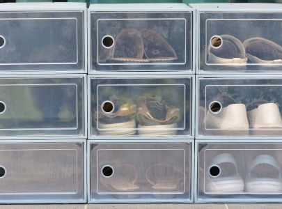 Plastic Shoe Storage