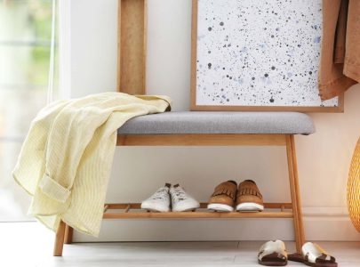 Decorative Shoe Storage Bench