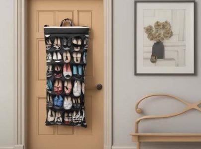 Shoe Pouch on a Door