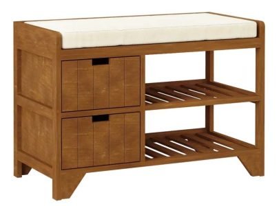 HOMCOM Wooden Storage Bench (Main)