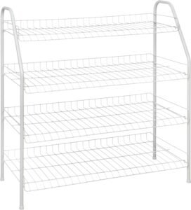 ClosetMaid 8131 4 Tier Freestanding Shoe Rack