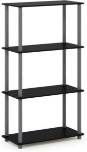 Furinno Turn N Tube 4 Tier Multipurpose Shelf Display Rack