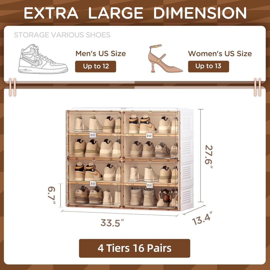 ANTBOX Shoe Rack Organizer Dimensions