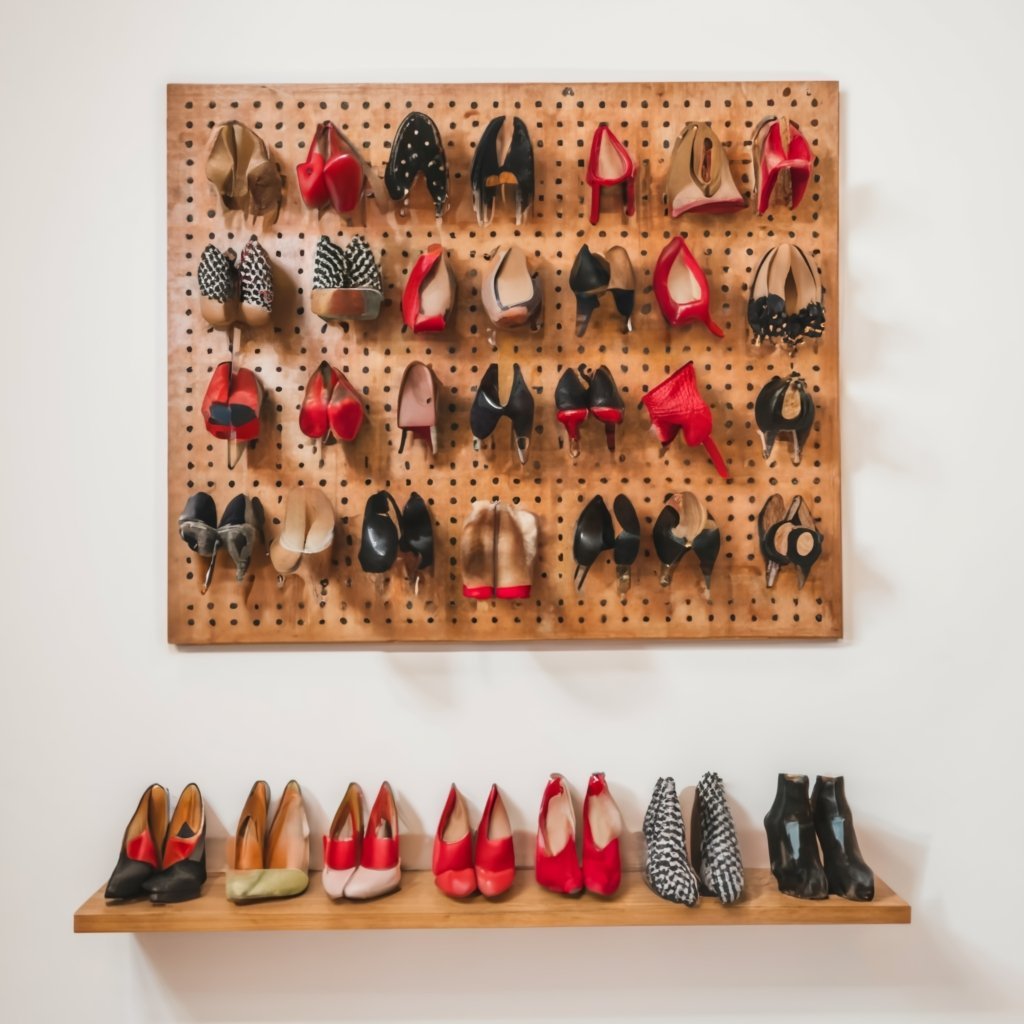 Pegboard Shoe Display 2