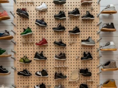 Pegboard Shoe Display (Main)