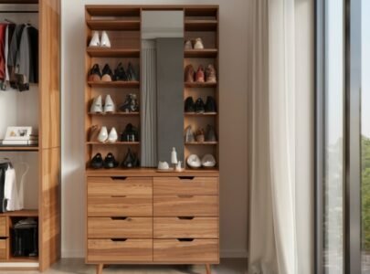 Shoe Cabinet within a Home Décor