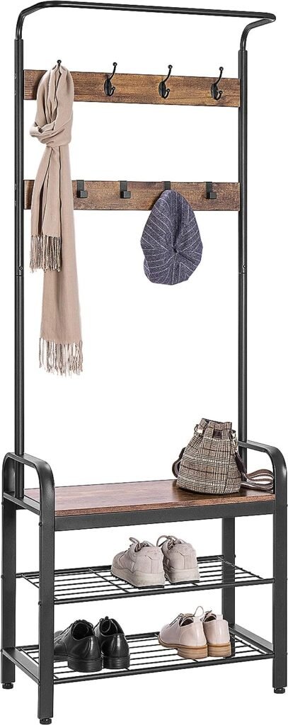 VIVOHOME 3-in-1 Entryway Hall Tree